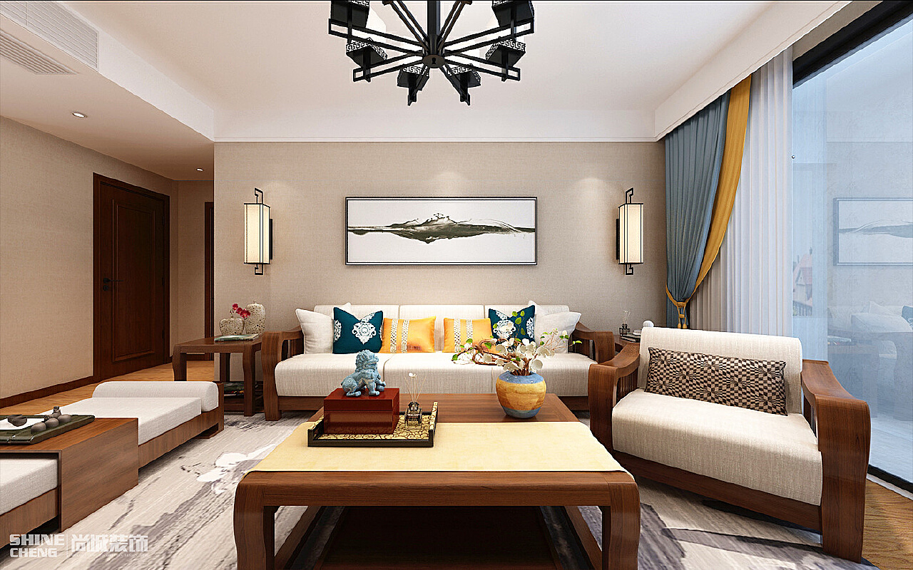 新古典风格公寓富裕型140平米以上卧室书桌婚房台湾家居_齐家网装修效果图