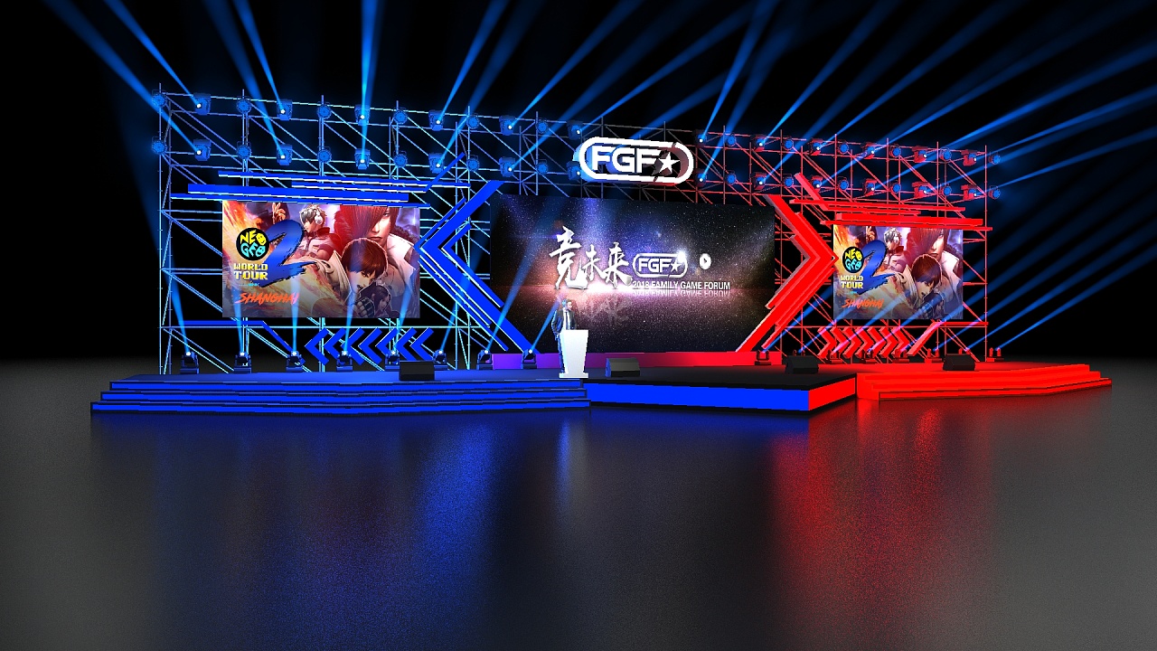 第四届家庭游戏大会(活动舞美)|空间|舞台美术|一颗蘑菇1122 - 原创