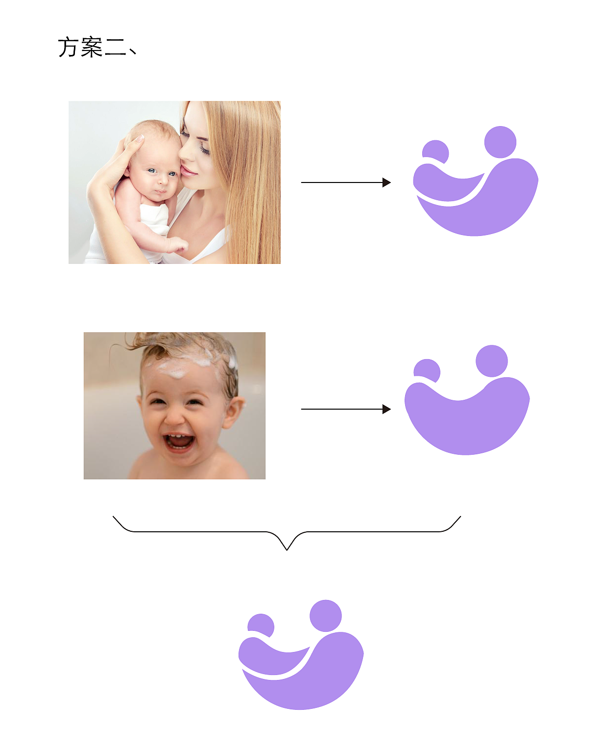 孕婴app logo设计（图ZOTE5Nzc3ODQ=） - Logo - 站酷设计师文艺青年Ricky原创素材 - 站酷ZCOOL