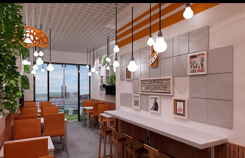 成都奶茶店設(shè)計|成都專業(yè)奶茶店裝修--【現(xiàn)代簡約風格奶茶店】（圖ZNzUwMDIzNDA=） - 家裝設(shè)計 - 站酷設(shè)計師專業(yè)奶茶店裝修原創(chuàng)素材 - 站酷ZCOOL