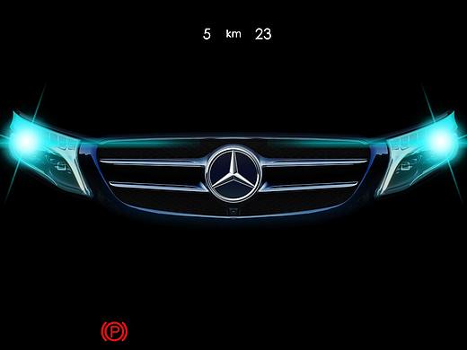 奔驰全新S级12.3液晶仪表盘