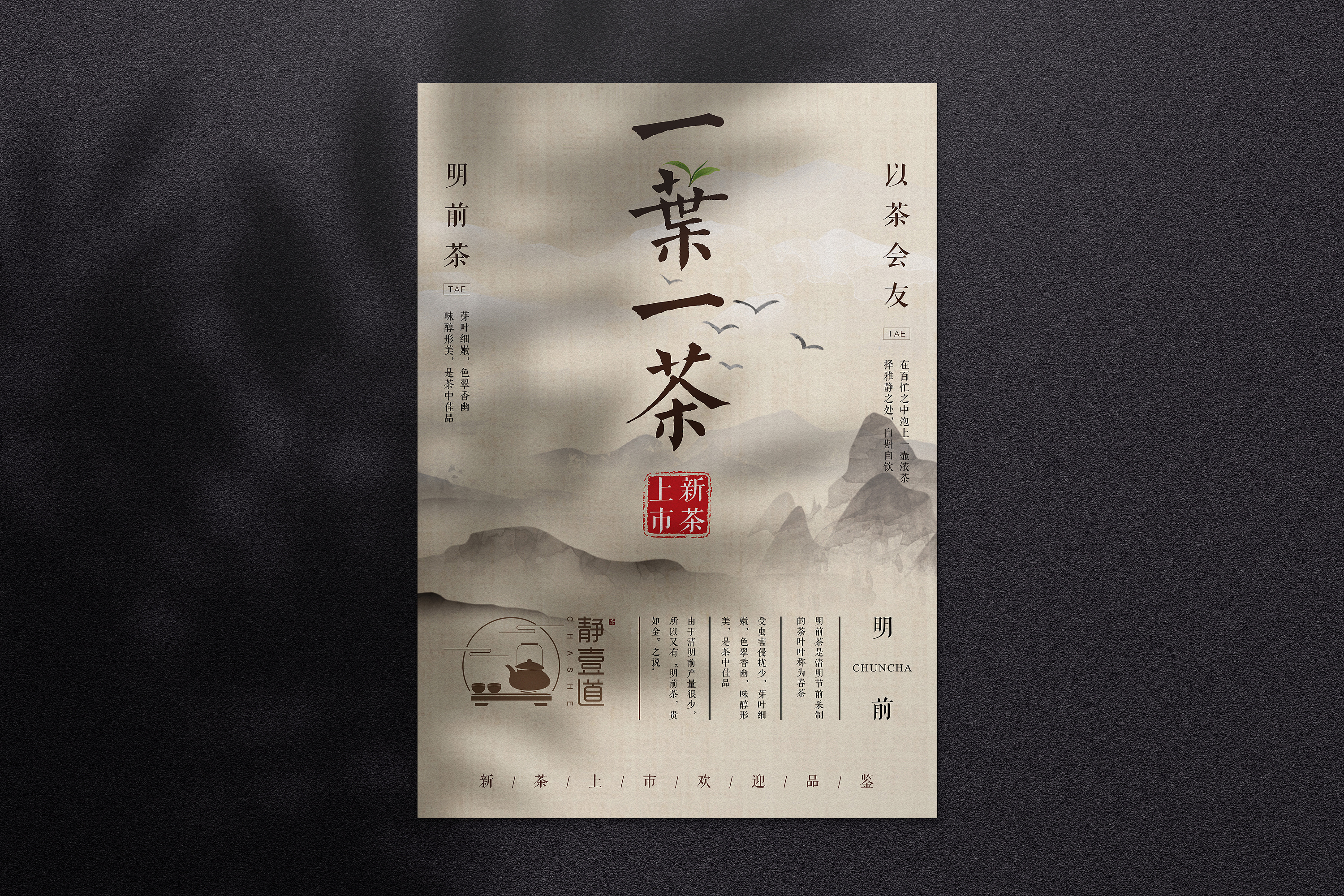 《静壹道》茶馆vi设计展示