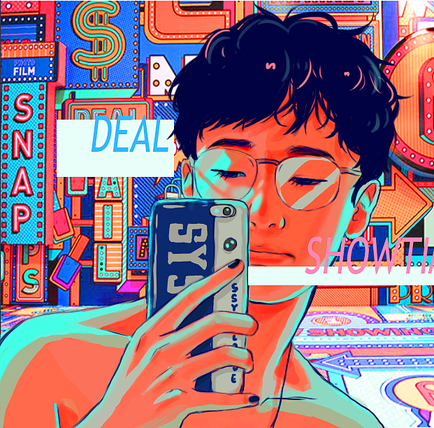 男生头像画（图ZMjA3MTI0ODA0） - 新锐潮流插画 - 站酷设计师九心巧克力原创素材 - 站酷ZCOOL