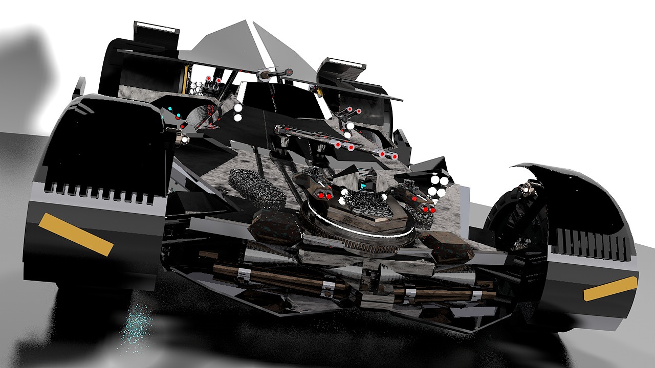 蝙蝠车|三维|机械/交通|haoweniu_原创作品-站酷(zcool)