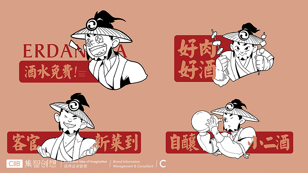 集智创想 餐饮品牌设计-二当家