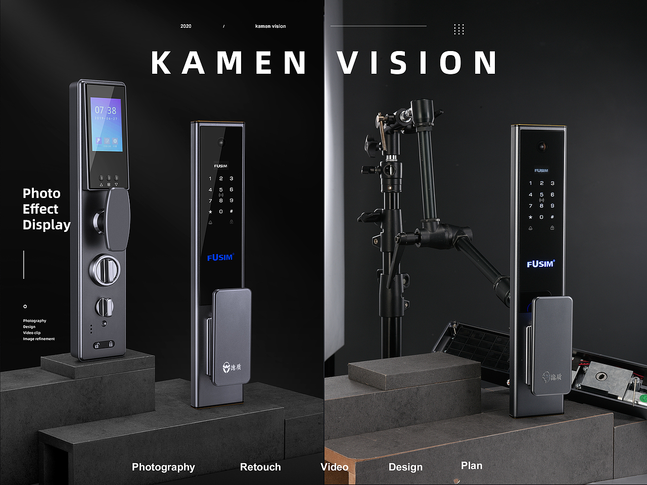 商务/智能锁 | 摄影精修对比-KAMEN VISION（图ZMjM1MDk3MzAw） - 产品摄影 - 站酷设计师咔门摄影原创素材 - 站酷ZCOOL