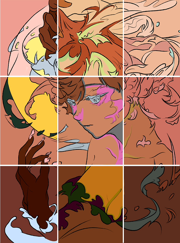 明度九調(diào)（圖ZMzYzNDA4OTQw） - 圖案 - 站酷設(shè)計師一條今魚原創(chuàng)素材 - 站酷ZCOOL