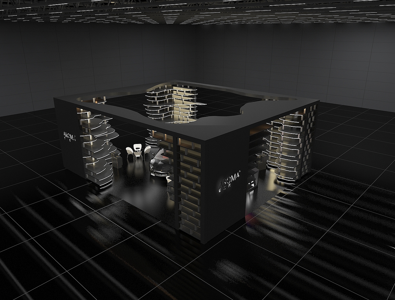 汽车香水展览设计