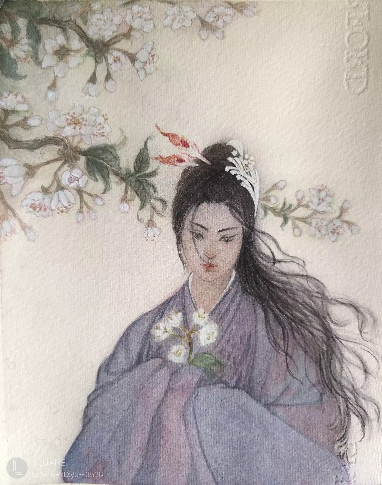 醉花阴，何日再逢君（图ZMTU1NjY2ODQ4） - 绘画 - 站酷设计师YUJANE0929原创素材 - 站酷ZCOOL