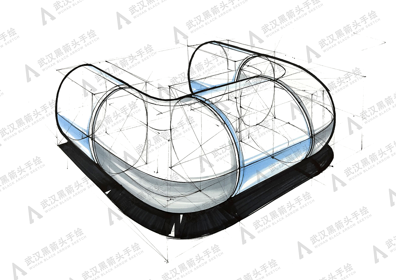 工业设计考研手绘示范作品
