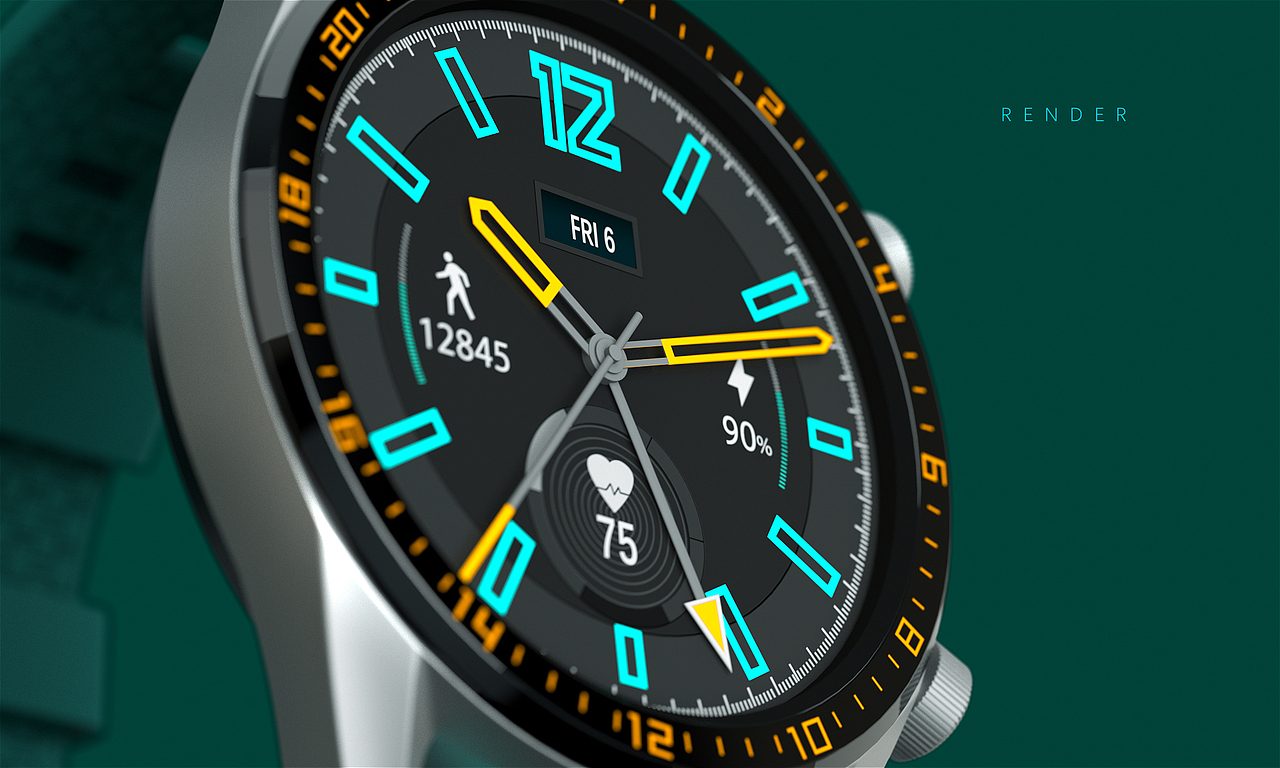 C4D手表渲染（圖ZMTc1MTY5MjY0） - 動畫/影視 - 站酷設(shè)計(jì)師CG逗原創(chuàng)素材 - 站酷ZCOOL