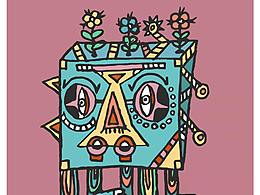  《大紅的小畫》原創(chuàng)作品