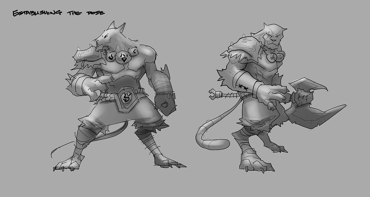 3D Character Sketch（图ZODQ0NzcwOTI=） - 人物/生物 - 站酷设计师brandon_le_art原创素材 - 站酷ZCOOL