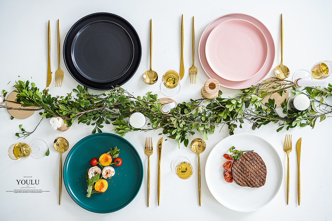 仪式感餐桌上一抹绿（图ZMTYyNjk1MDIw） - 产品摄影 - 站酷设计师有鹿摄影视觉YOLU原创素材 - 站酷ZCOOL