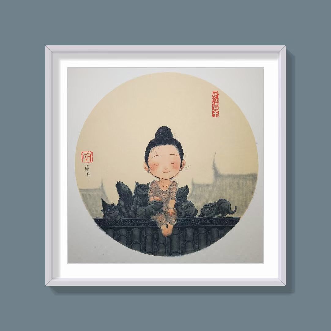 明子的水墨奇幻世界——《风信子系列》2,海量慎点。(图ZMjc3NTQzMzcy) - 绘画 - 站酷设计师明子水墨奇幻世界原创素材 - 站酷ZCOOL