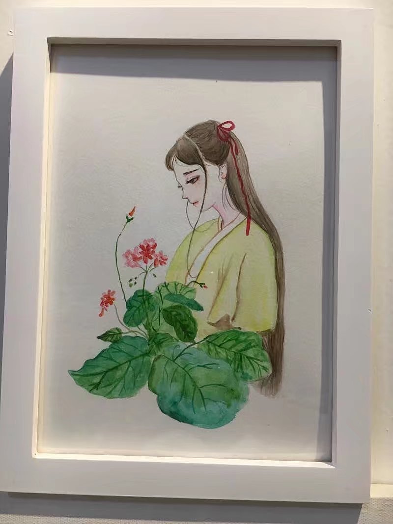 素描与水彩（临摹）（图ZOTAyMjkwODQ=） - 像素画 - 站酷设计师疯狂的猪原创素材 - 站酷ZCOOL