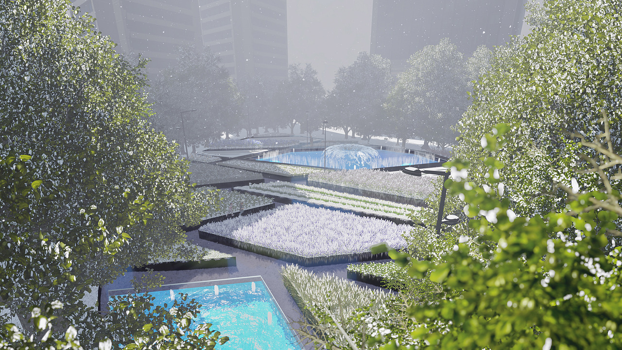 《植物拼图世界》 植物造景方案设计 1000平米规划设计