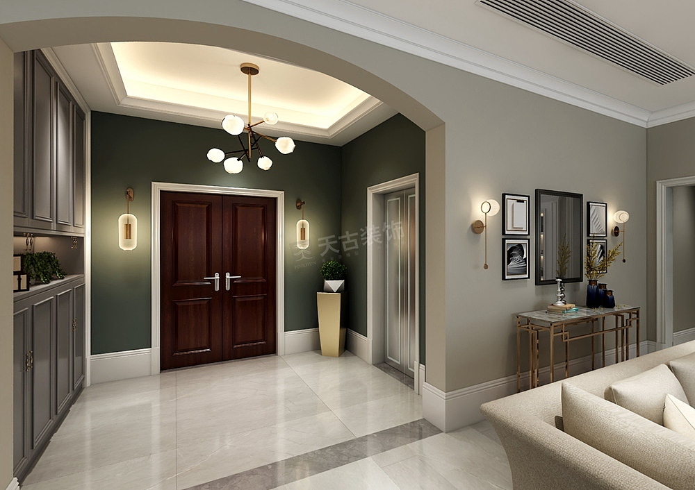 北碚龙湖紫云台千山阅装修,联排别墅户型设计效果赏析