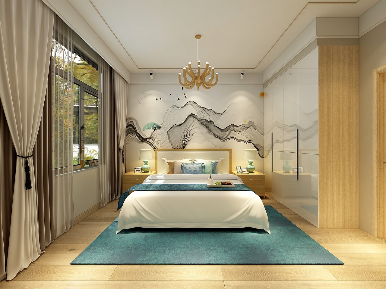 日式两居——鸟语花香