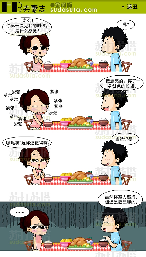 ◆《FB夫妻志》◆（图ZMzQ0NDA5Mg==） - 商业插画 - 站酷设计师一大碗炸酱面原创素材 - 站酷ZCOOL