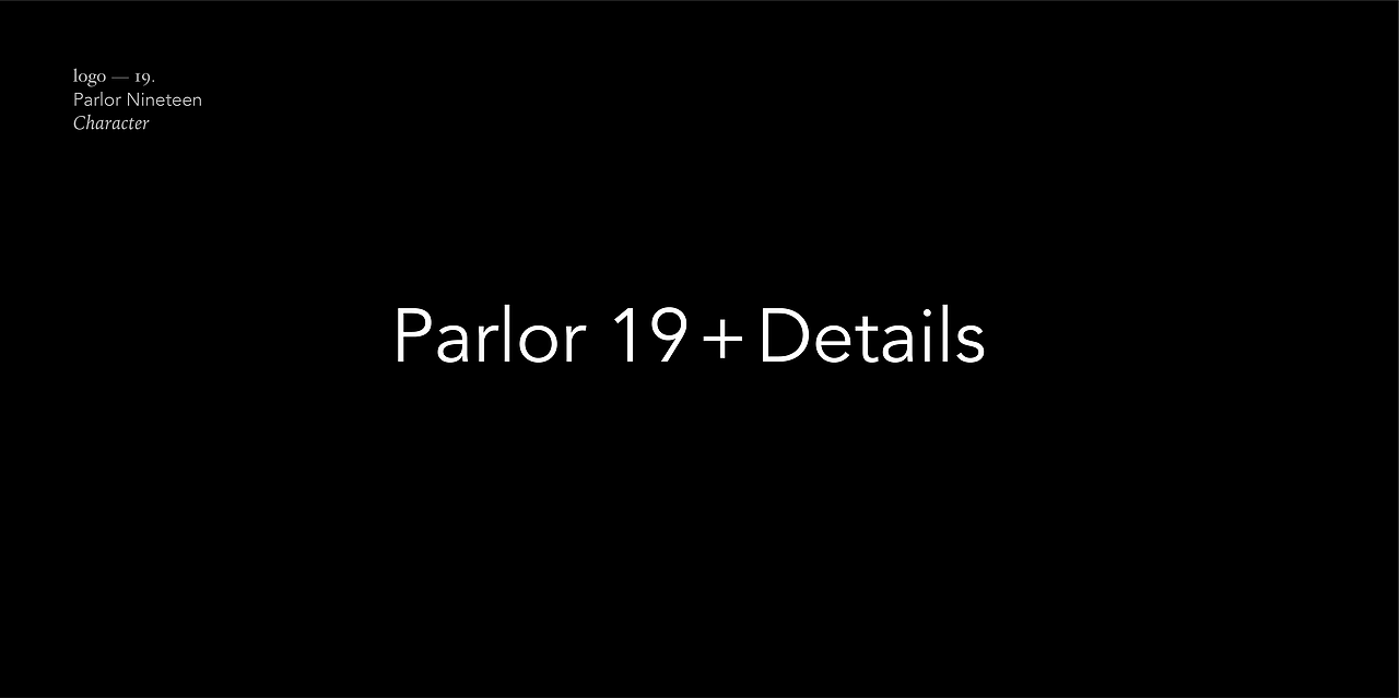 Parlor19奈厅/买手店(图ZMjEzNTg3OTI0) - 品牌 - 站酷设计师sysen西森设计原创素材 - 站酷ZCOOL