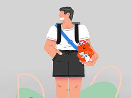 插画|愚伪文-大手大脚系列