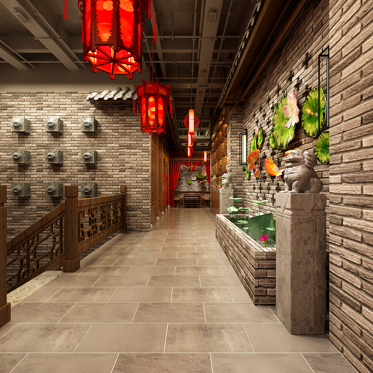 小龙坎火锅店（图ZMTczNDUyMTA0） - 家装设计 - 站酷设计师铁板土豆片哇原创素材 - 站酷ZCOOL