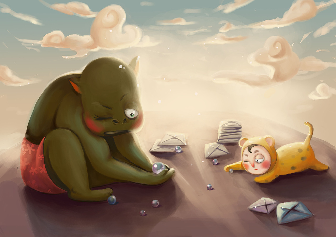 奇幻乐园（图ZMjUxMzgyNjQ=） - 儿童插画 - 站酷设计师Anne_Y原创素材 - 站酷ZCOOL
