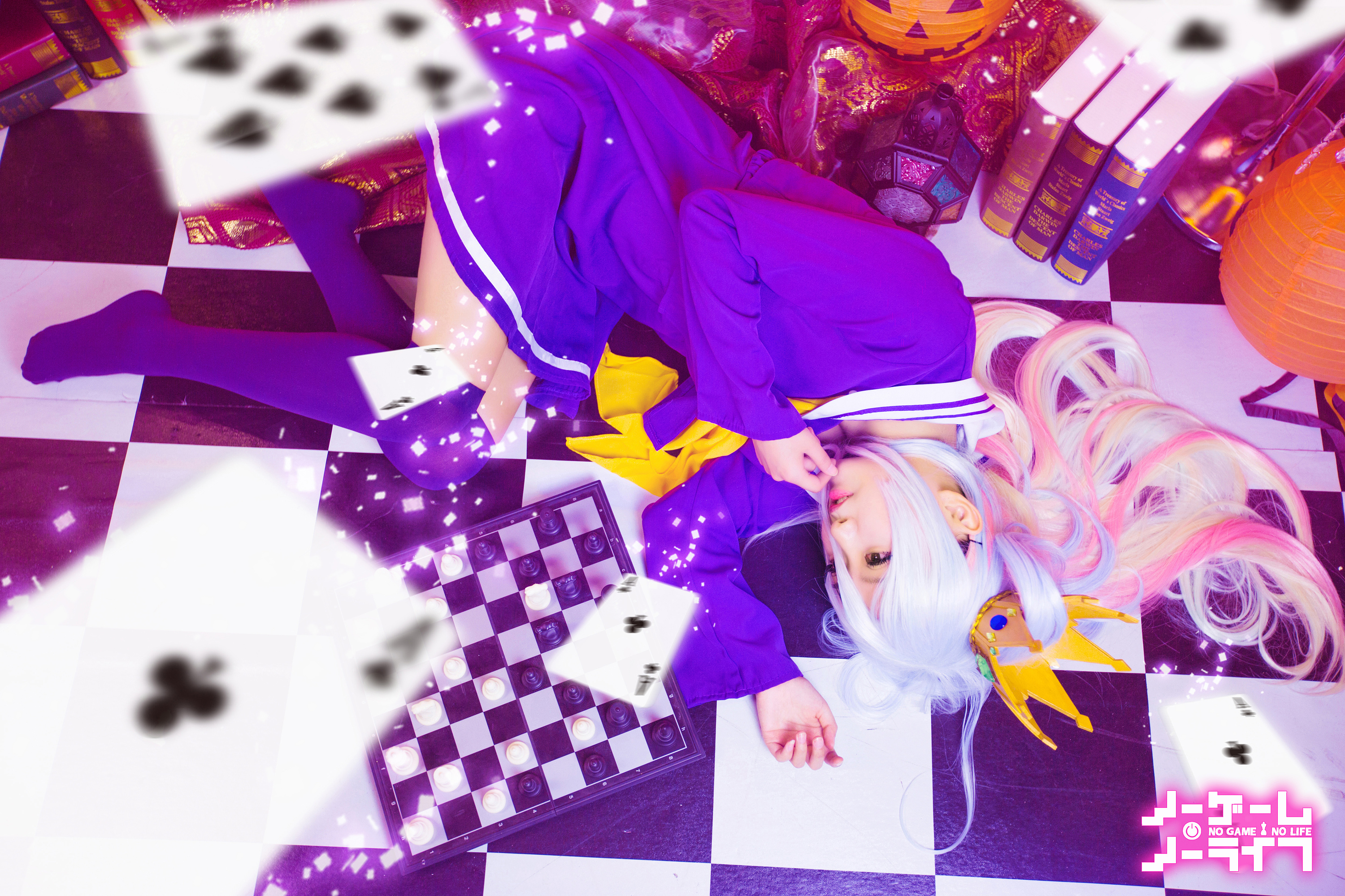 游戏人生白coser拍摄