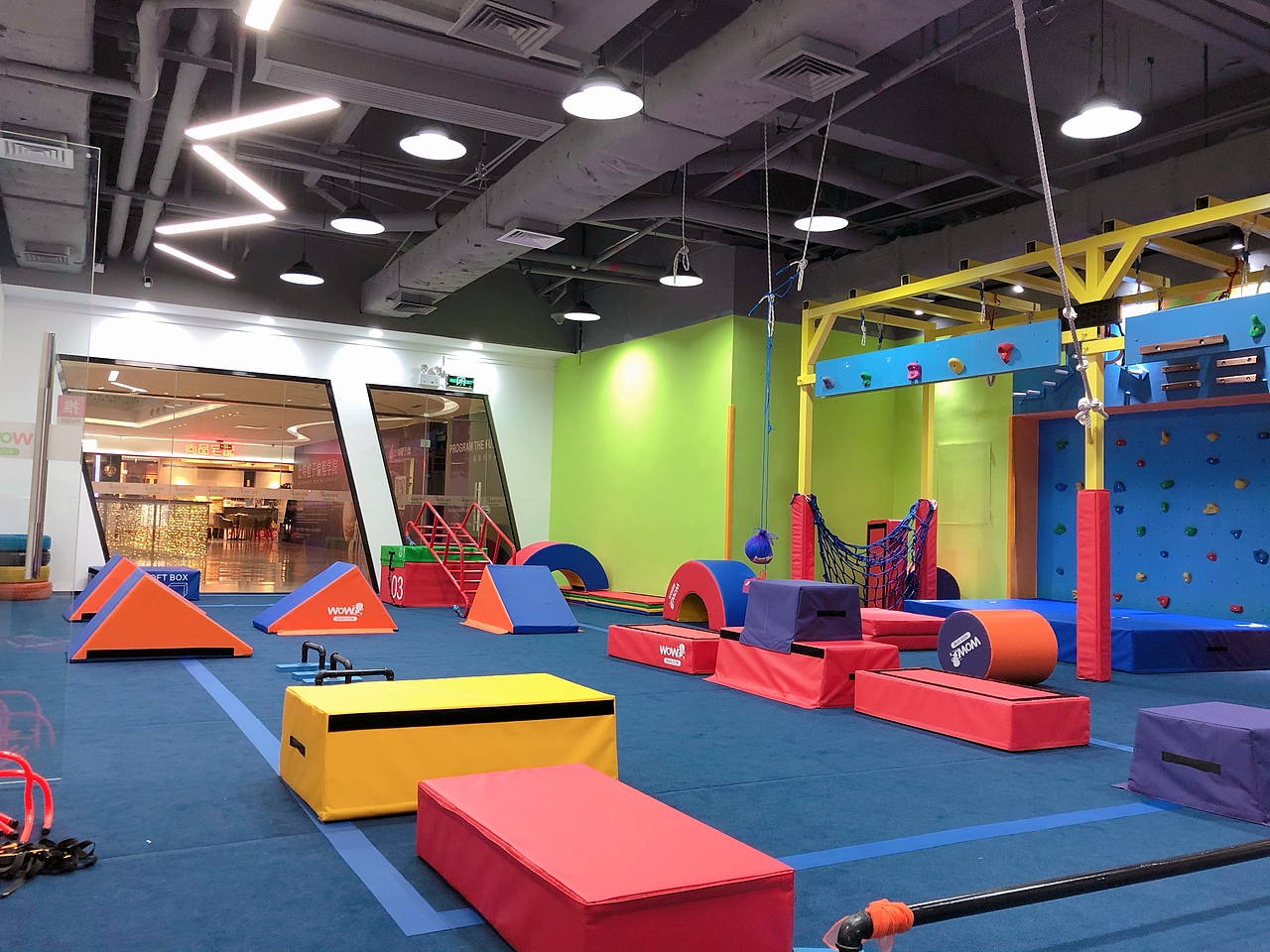 浅森设计深圳福田wow运动馆少儿体能培训