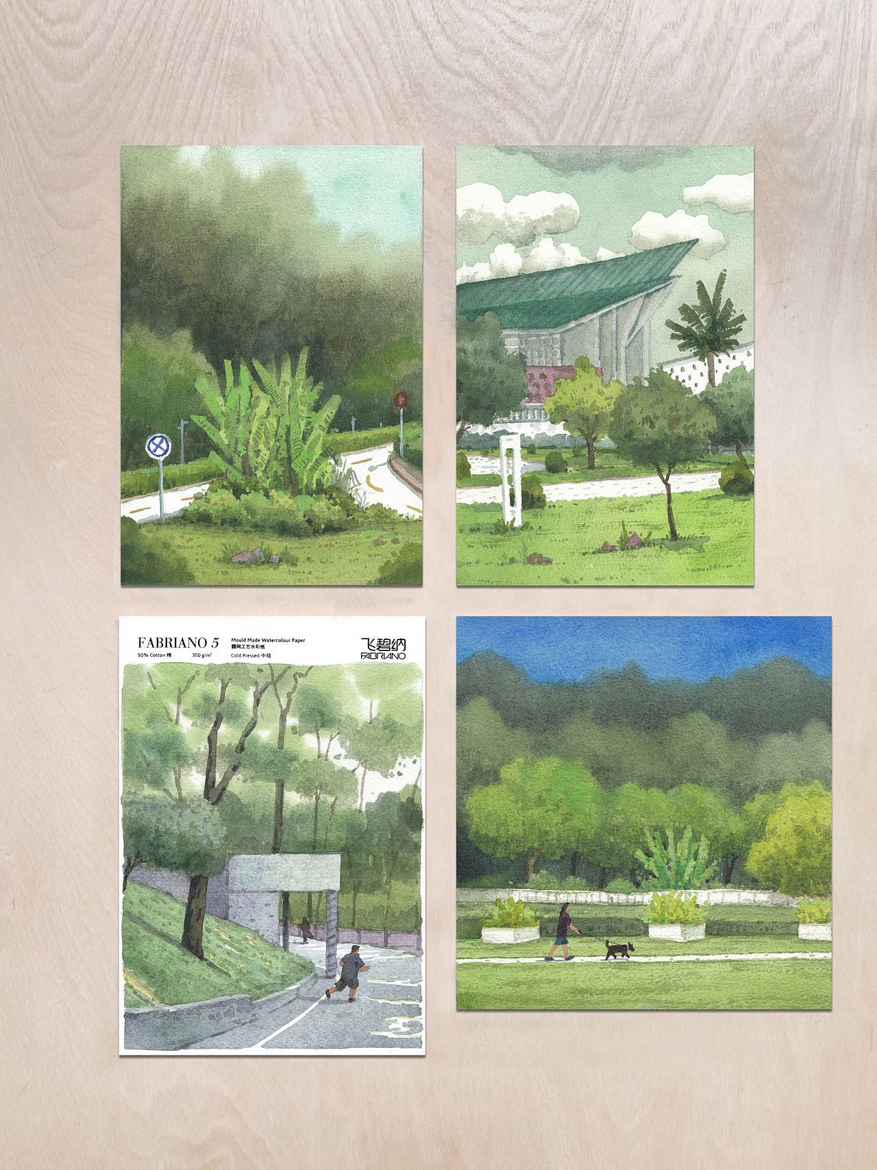 『画本系列』-我的第45本画本-绿色狂想曲主题习作（图ZMzUyNDk3MDMy） - 绘画 - 站酷设计师画画的陈一丘原创素材 - 站酷ZCOOL