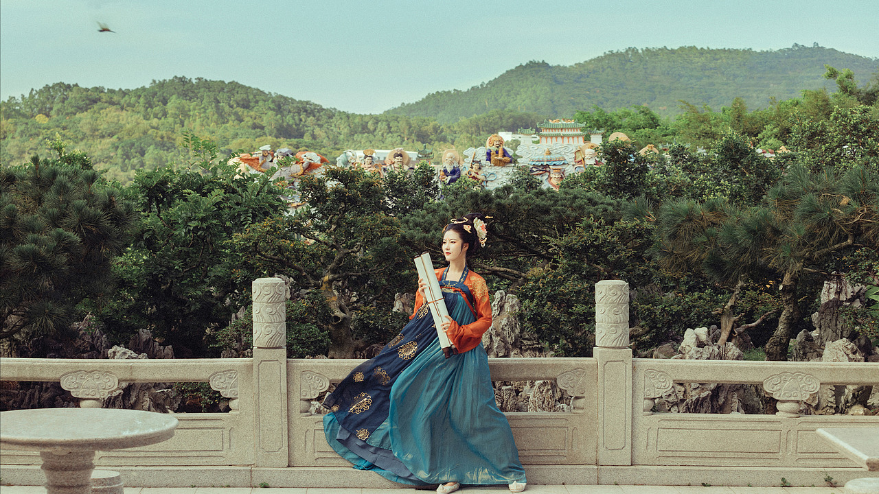 大唐仕女卷（图ZMjE3OTgzMDYw） - 人像摄影 - 站酷设计师若寒Rock原创素材 - 站酷ZCOOL