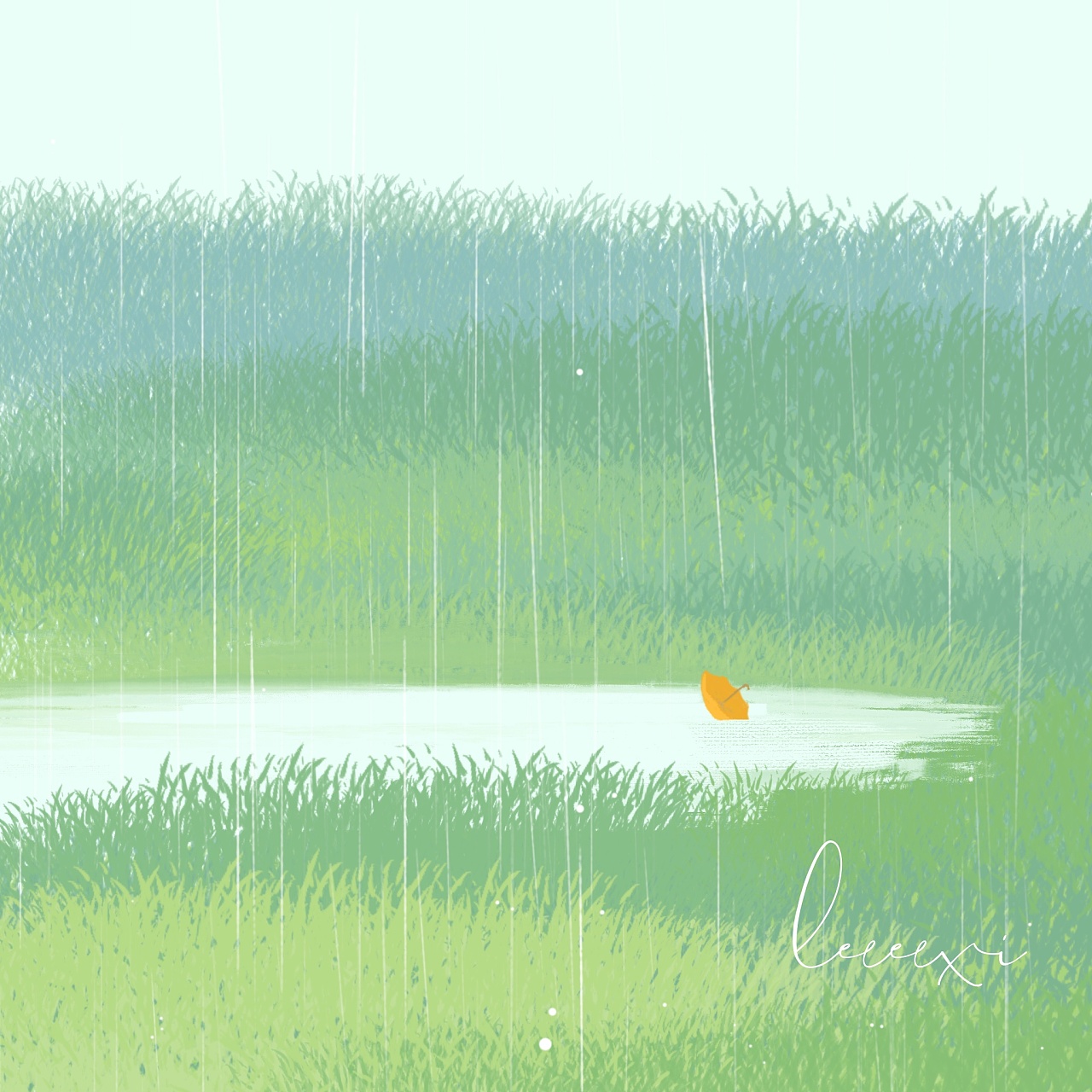 夏天的雨|插画|商业插画|乐乐乐兮 - 原创作品 - 站酷 (zcool)