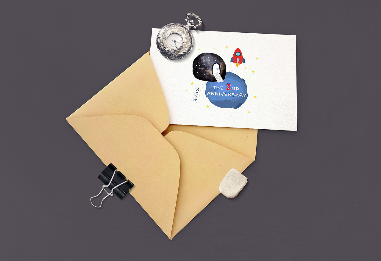 gogoup两周年海报