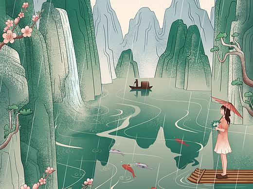 清明节节日插画