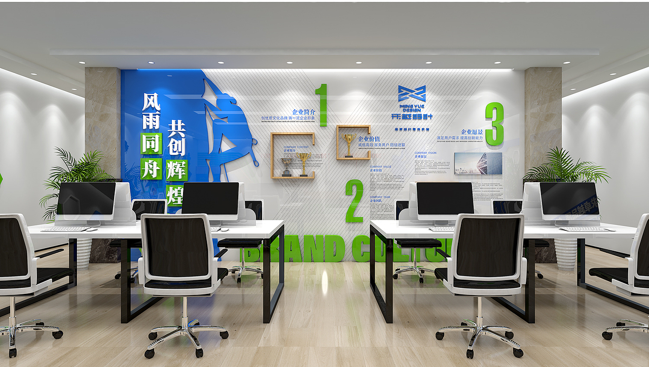 企业文化墙 企业展厅 企业展馆 企业展览
