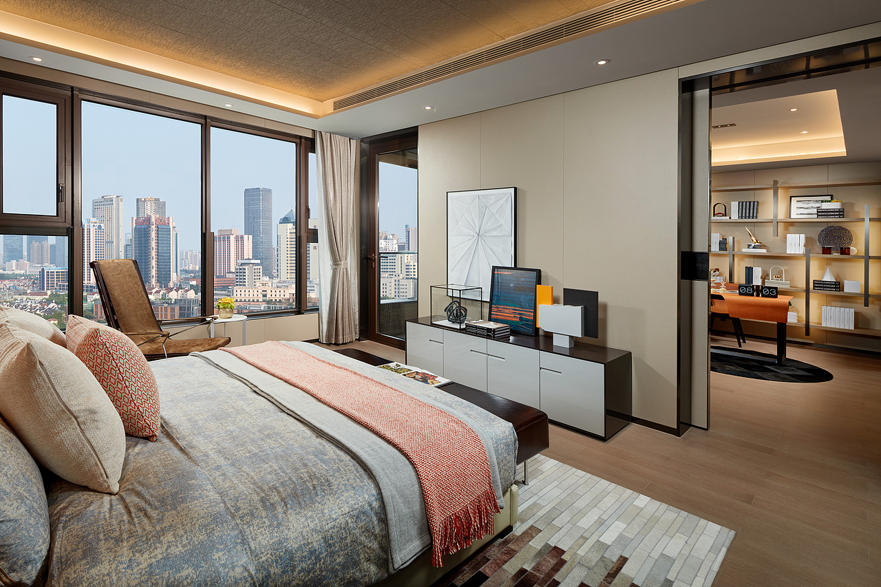 上海嘉天汇样板房-无敌城市景观