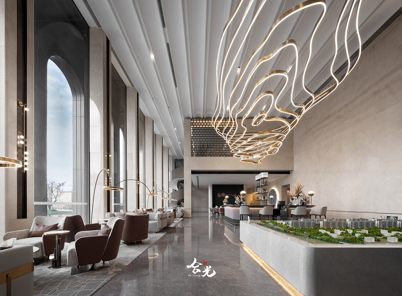 合光建筑空间摄影——售楼处拍摄（图ZMjQzMDkzNTMy） - 环境/建筑摄影 - 站酷设计师合光建筑空间摄影原创素材 - 站酷ZCOOL