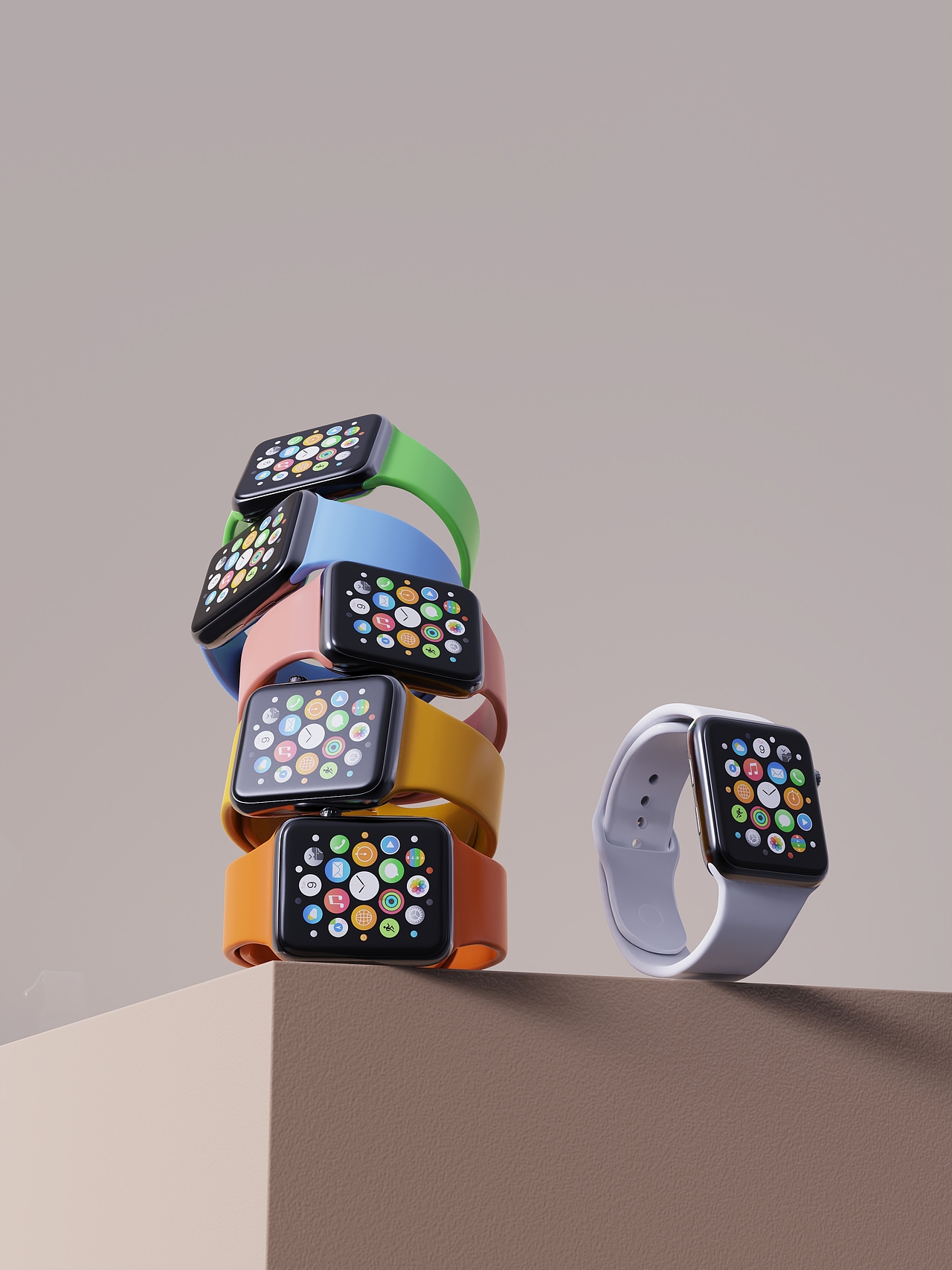 【简 · 色彩】场景搭建渲染（图ZMjU3MTM3MDQ4） - 产品 - 站酷设计师季绪原创素材 - 站酷ZCOOL