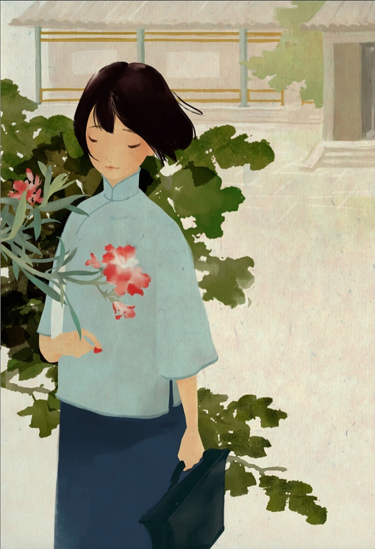 城南旧事（图ZMTE2OTM4OA==） - 商业插画 - 站酷设计师shushu1220原创素材 - 站酷ZCOOL