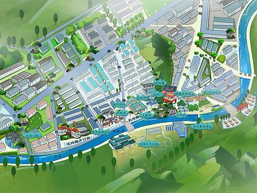 蒋氏故居景区导览图