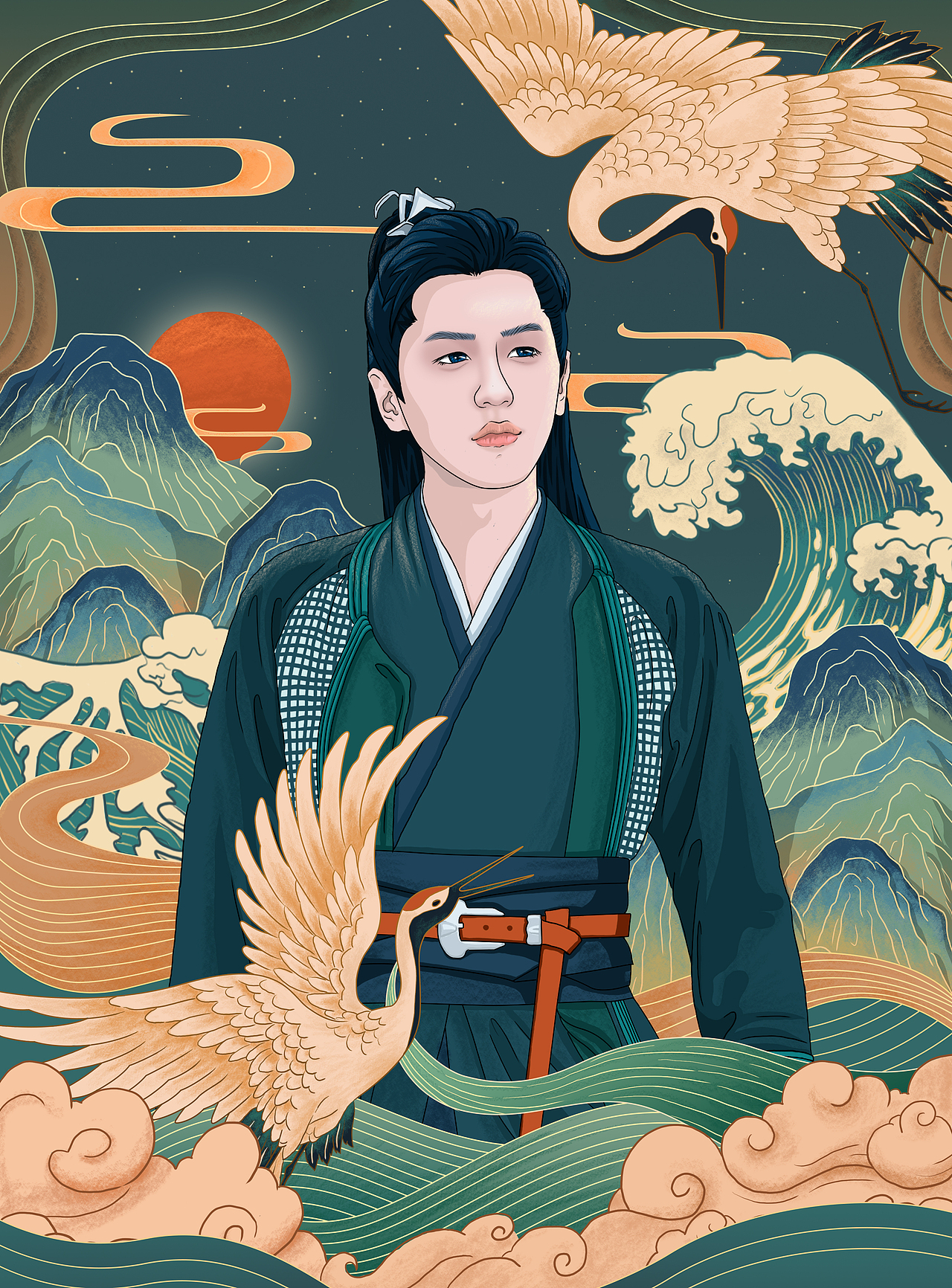 《庆余年》——范闲（图ZMTk1NjIzMzk2） - 创作习作 - 站酷设计师路哈哈哈原创素材 - 站酷ZCOOL