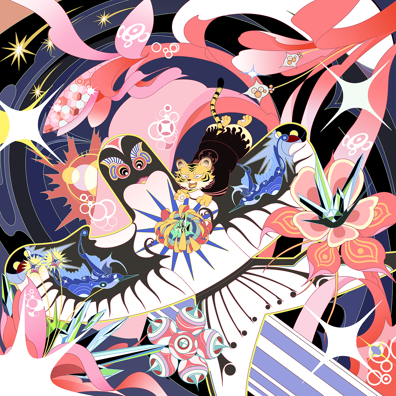 **【2021~年终总结】:(#(图ZMjg0NDQ3NjI0) - 商业插画 - 站酷设计师乌云_WY原创素材 - 站酷ZCOOL