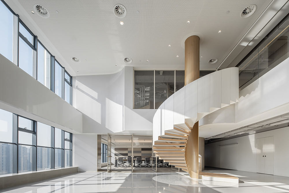 办公室旋转楼梯设计