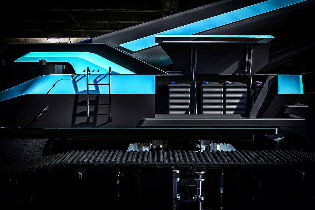 SUNWARD 山河智能 - 5G履带式起重机（图ZMjc3NTMzMTgw） - 工业用品/机械 - 站酷设计师山城SHANCHENG原创素材 - 站酷ZCOOL