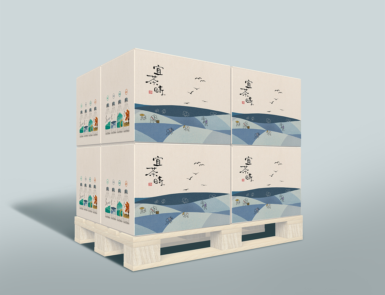 哇哈哈宜茶时包装设计（图ZMTk1MzA5NDA4） - 包装 - 站酷设计师口丁可原创素材 - 站酷ZCOOL