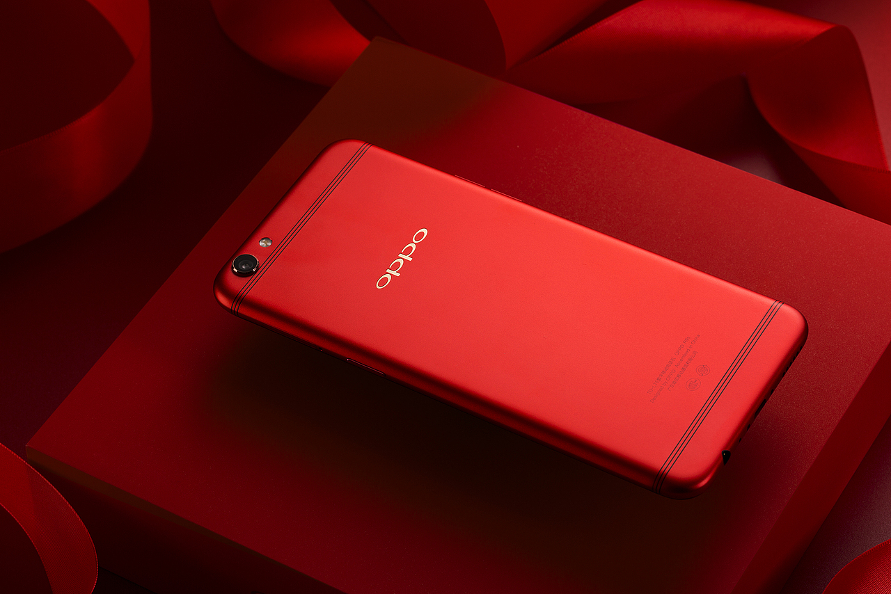 新年红&OPPO R9S 新年红特别版（附拍摄布景解密）（图ZNjc4MjEwNzY=） - 产品摄影 - 站酷设计师X老师会拍照原创素材 - 站酷ZCOOL
