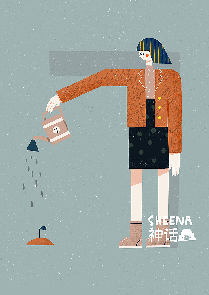 100天人物练习计划（图ZMjUyMzI1MDA4） - 创作习作 - 站酷设计师Sheena0410原创素材 - 站酷ZCOOL