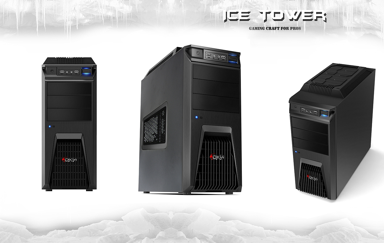 全铝主机箱设计（图ZMTYzMTUxMzQ4） - 电子产品 - 站酷设计师海岛云端视觉原创素材 - 站酷ZCOOL