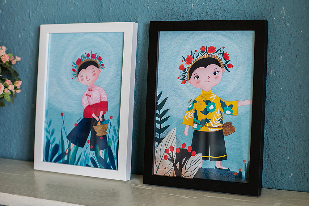 原创闽南蟳埔女形象